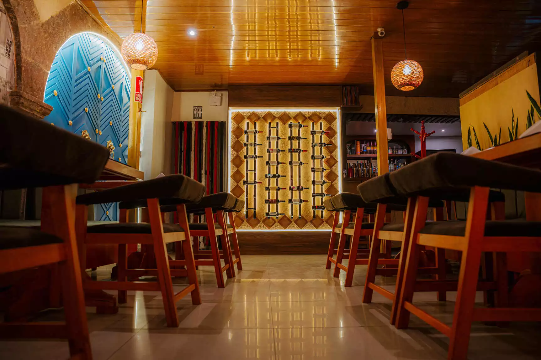 Dining room of Moray Peruvian Cuisine restaurant in Cusco