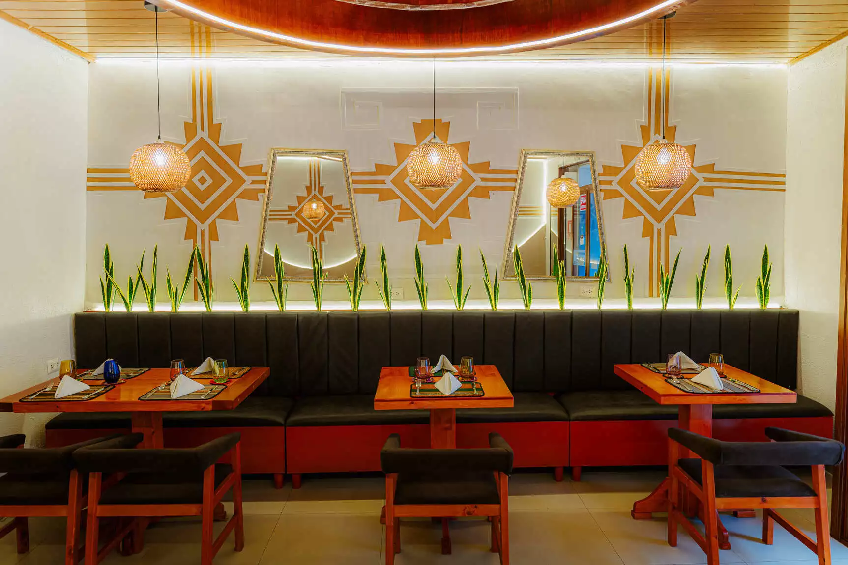 Dining room of Moray Peruvian Cuisine restaurant in Cusco