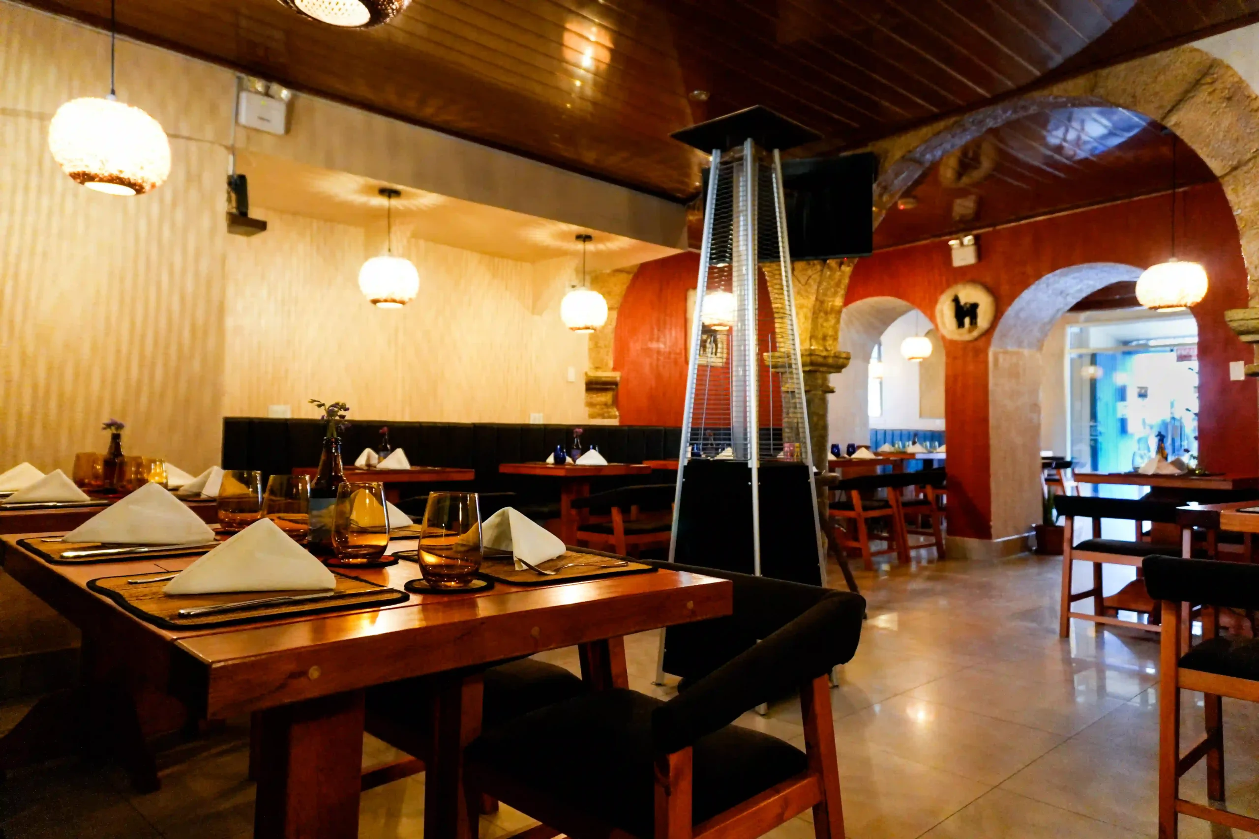 Dining room of Moray, one of the restaurants in Cusco historic center