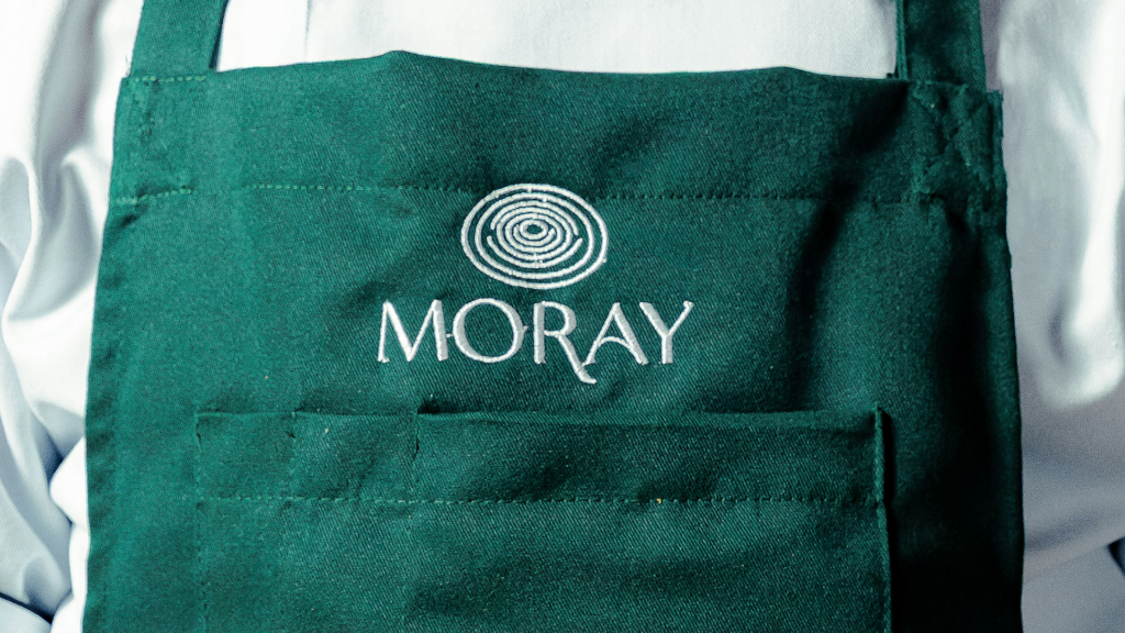 Moray Peruvian Cuisine embroidered apron